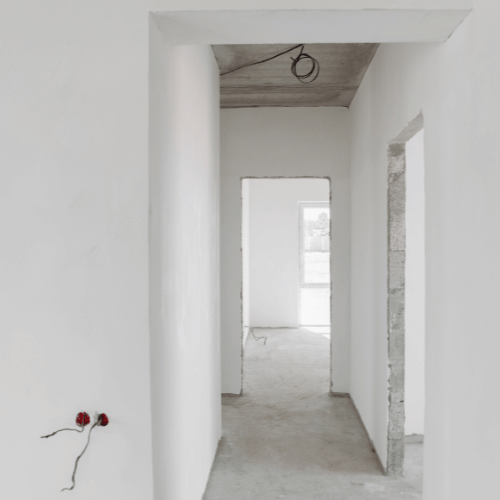 New Development Painting on a construction site