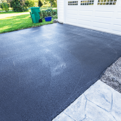 driveway sealing project