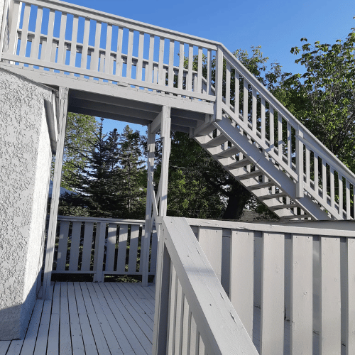 deck painting project